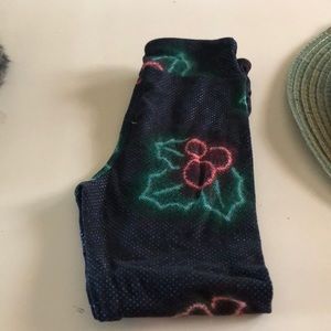 Lularoe Kids Christmas small/medium leggings, new